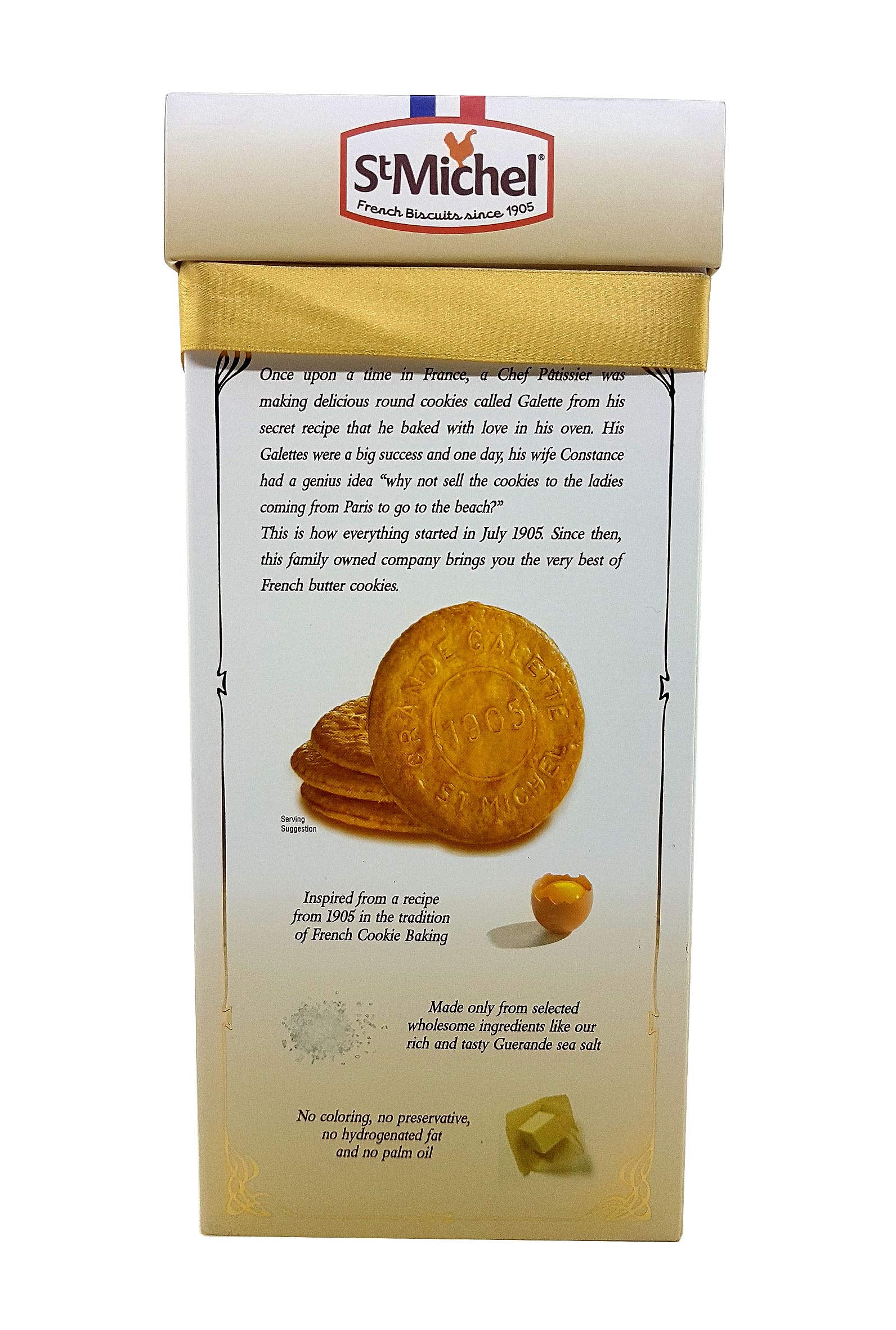 St. Michel La Grande Galette French Butter Cookies, 1.3 Pounds