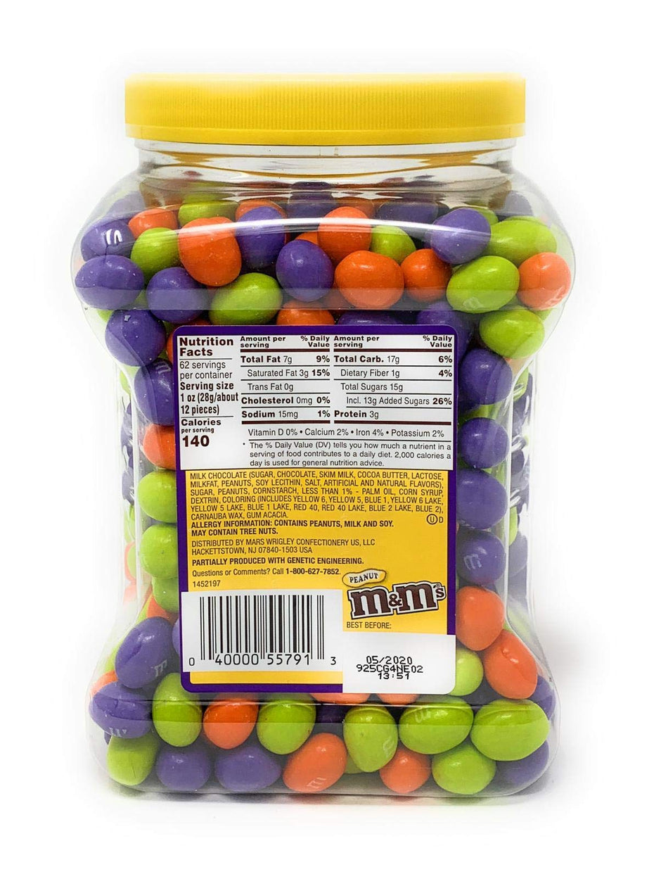 M&M'S Ghoul's Mix Peanut Chocolate Halloween Candy (62oz.),, 62 Oz ()