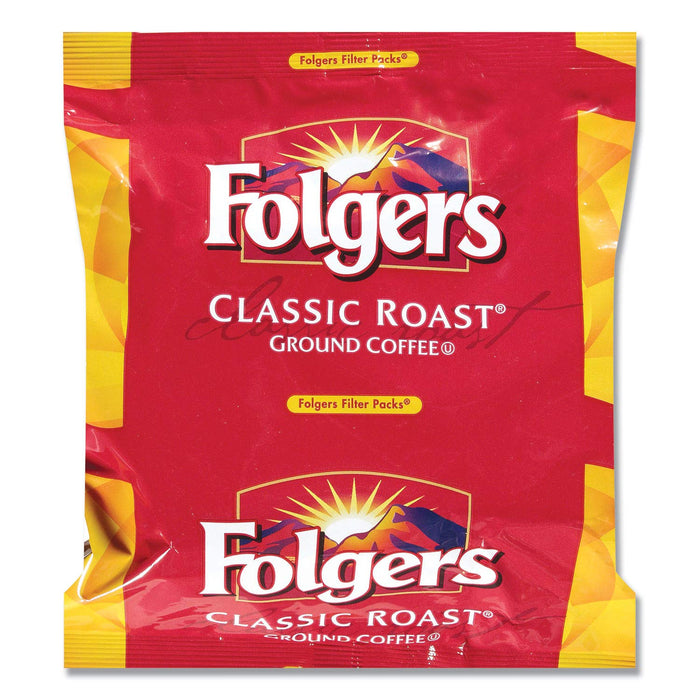 Folgers Classic Roast Medium Roast Ground Coffee, 40- 1.05 Ounce Filter Packs (Pack of 40)