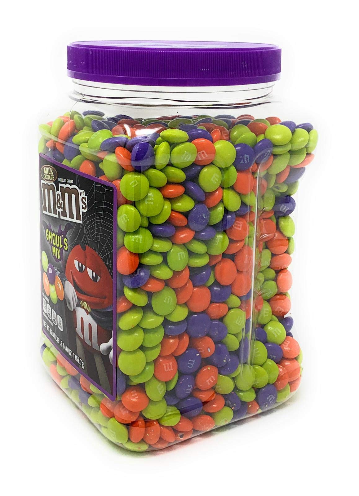 M&M's Ghoul's Mix Milk Chocolate Halloween Candy Jar (62oz.),, 62 Oz ()