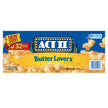 ACT II Butter Lovers Microwave Popcorn, 2.75 Ounce (32 Pack)