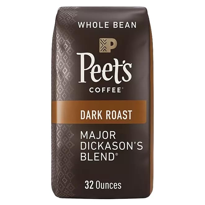 Peet's Coffee, Major Dickason's Blend, Dark Roast, Whole Bean 32oz