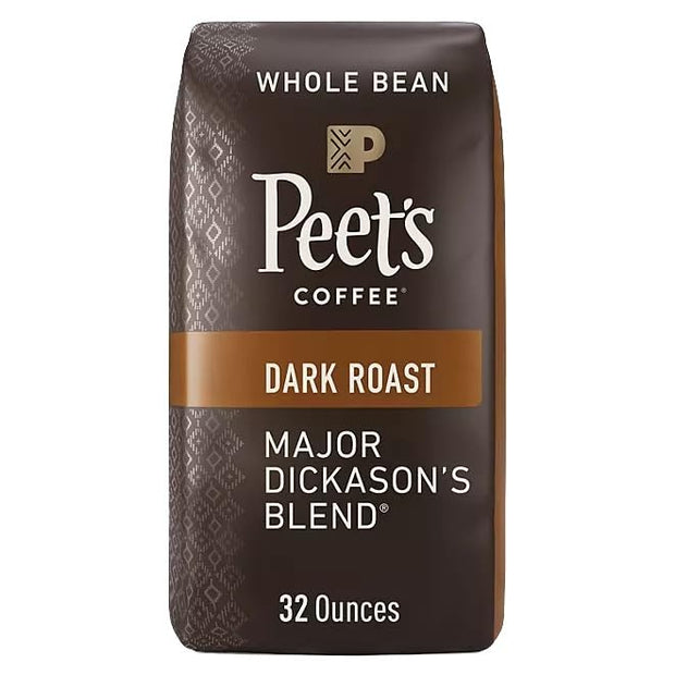 Peet's Coffee, Major Dickason's Blend, Dark Roast, Whole Bean 32oz