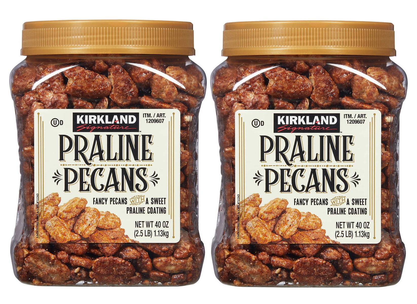 2 Pack | Kirkland Signature Praline Pecans, 40 oz